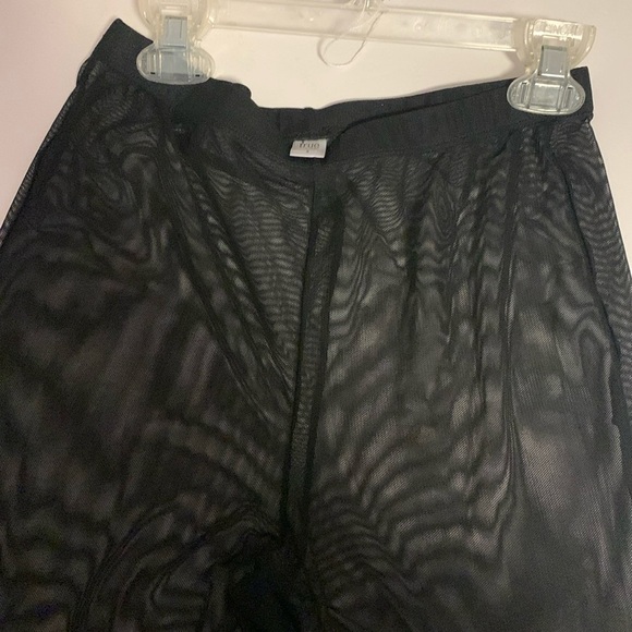 Rue21 Pants - TRUE BY RUE 21 BLACK SHEER FLARE PANTS SIZE SMALL GREAT FOR BEACH
